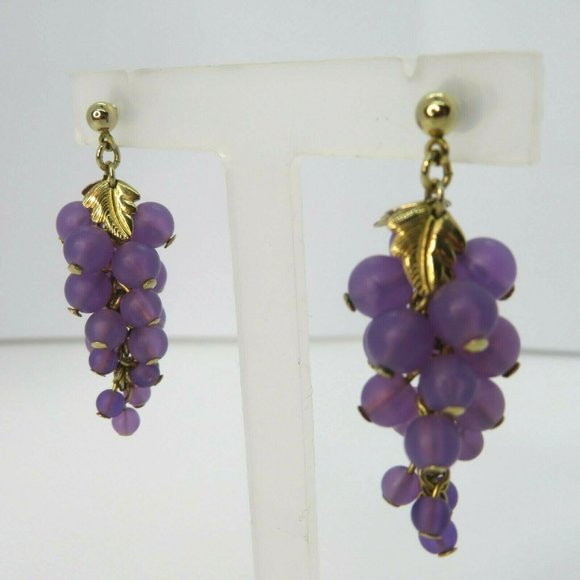 Vintage Pierced Earrings Lot of 3 Pairs Wire Posts Mid Century Modern Mixed - Picture 9 of 10